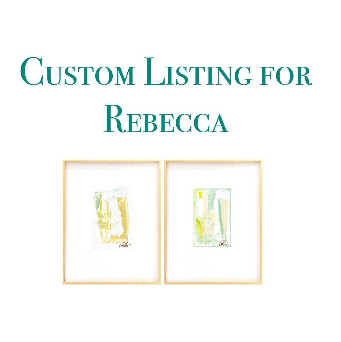 Custom Listing for Rebecca
