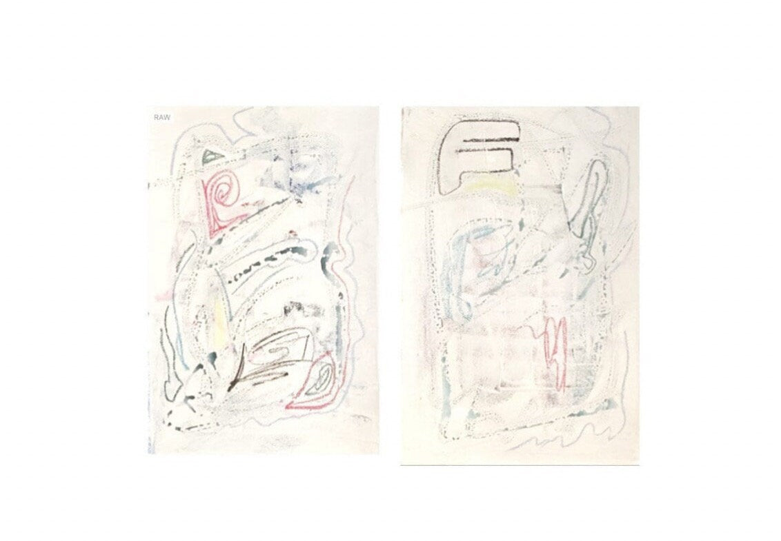 Original Abstract Painting Set of Two, 18”x24”, Abstract Artwork, Neutral Artwork, #Contemporary Art, Modern Wall Decor, Taupe Beige Artwork