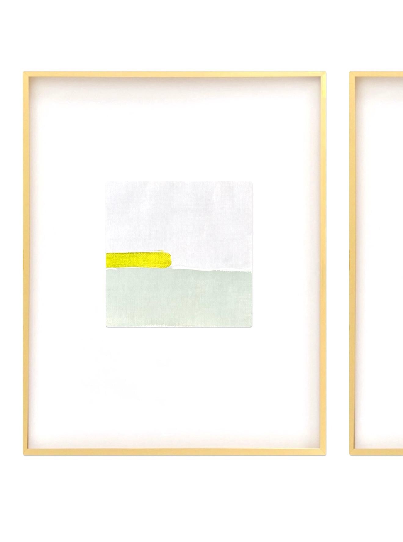 Original Abstract Mixed Media Painting, Set of 3, Abstract Wall Art, 5”x5” (Mat size 11”x14”), Neutral Artwork, Artwork for Interior Design