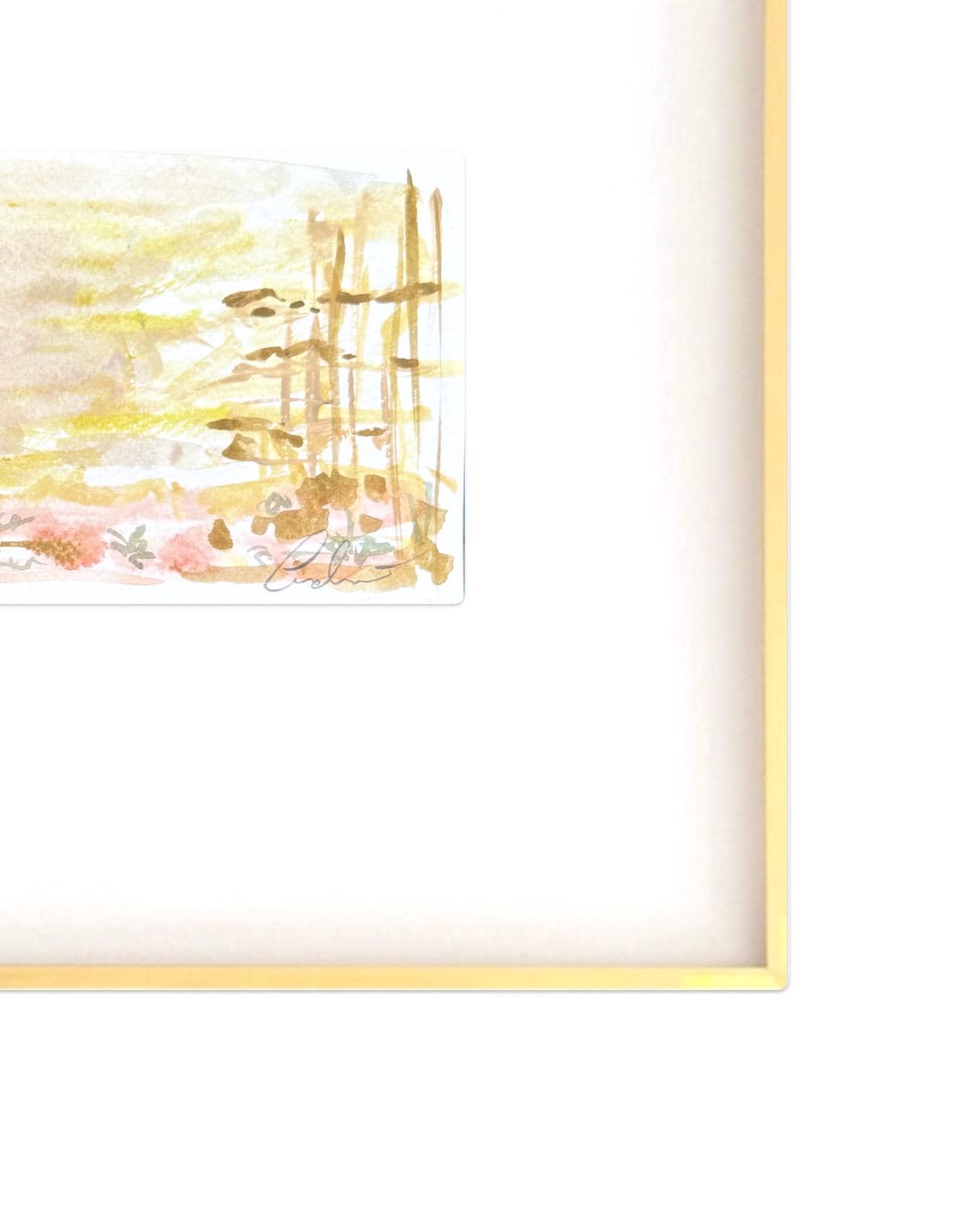 Abstract Watercolor Painting Landscape Painting, Abstract Art, Neutral Artwork, Watercolor Painting, Framed Artwork, Landscape Painting