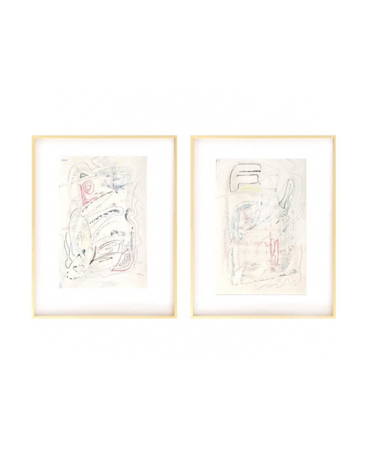 Original Abstract Painting Set of Two, 18”x24”, Abstract Artwork, Neutral Artwork, #Contemporary Art, Modern Wall Decor, Taupe Beige Artwork