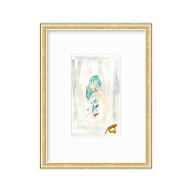 Original Abstract Artwork, Set of 4, Mixed Media, 5" x 7", Original Artwork, Pink Art, Blue Art, Neutral Artwork, Pastel Wall Decor