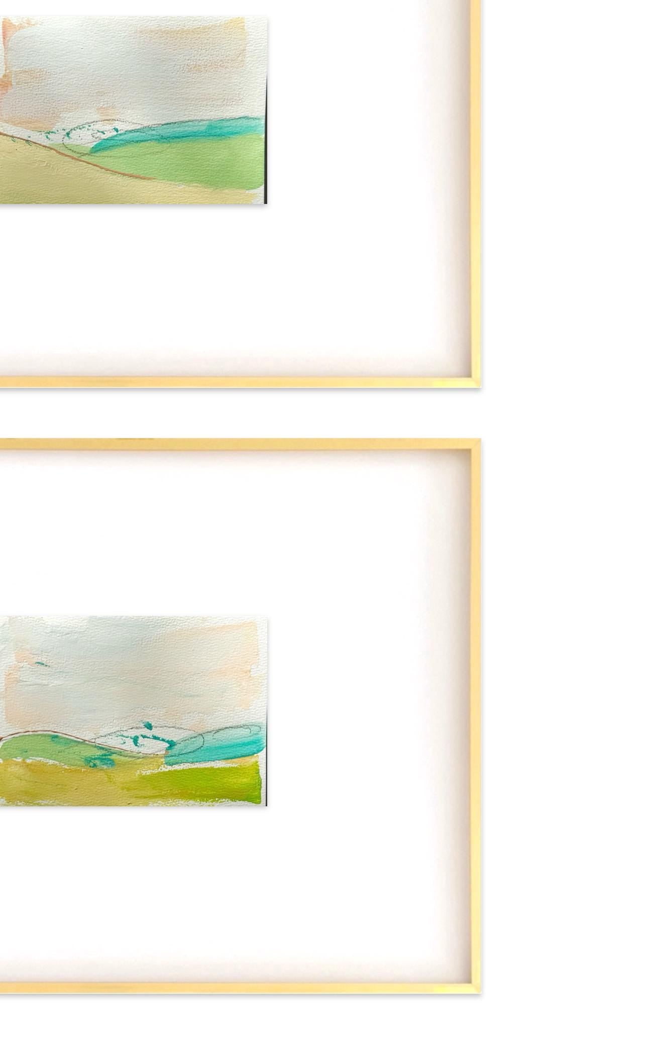 Original Abstract Mixed Media Painting, Set of 3, Abstract Wall Art, 5”x5” (Mat size 11”x14”), Neutral Artwork, Artwork for Interior Design