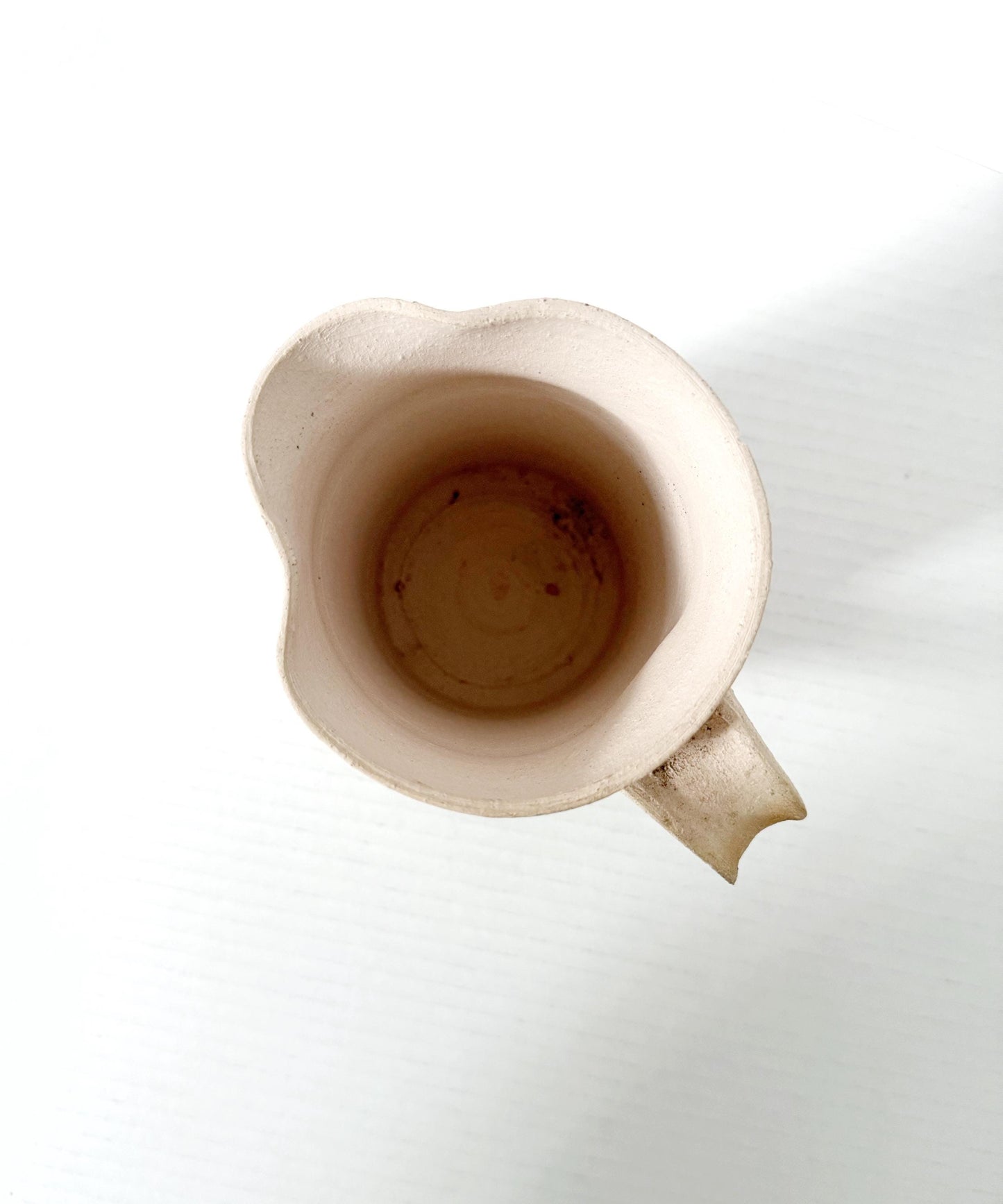 Handmade Taupe Drink Pitcher