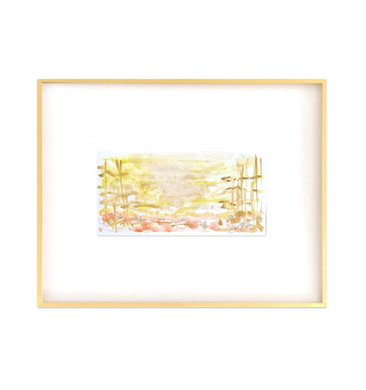 Abstract Watercolor Painting Landscape Painting, Abstract Art, Neutral Artwork, Watercolor Painting, Framed Artwork, Landscape Painting