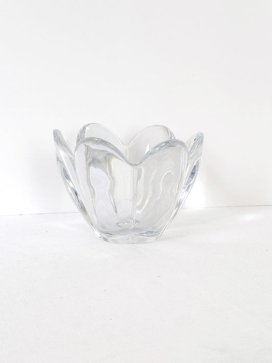 Flower Shaped Lead Crystal Vase