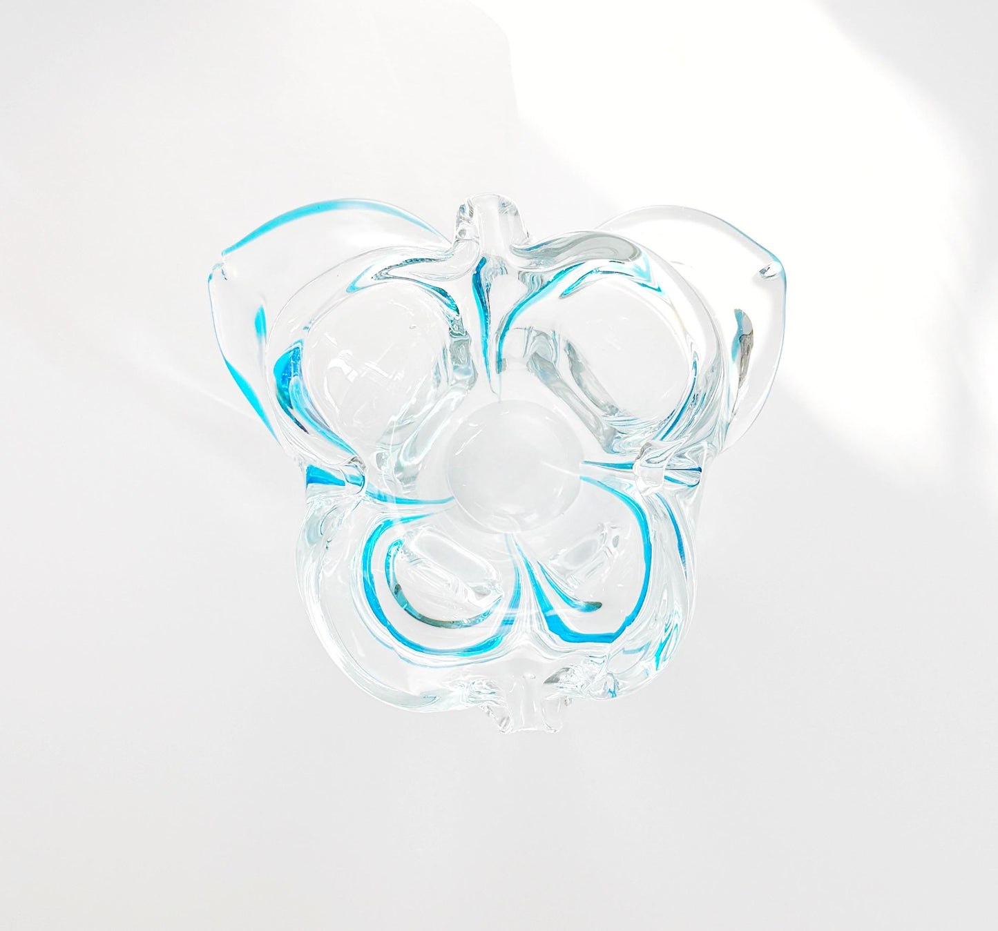 Blue Crystal Butterfly Shaped Candy Dish