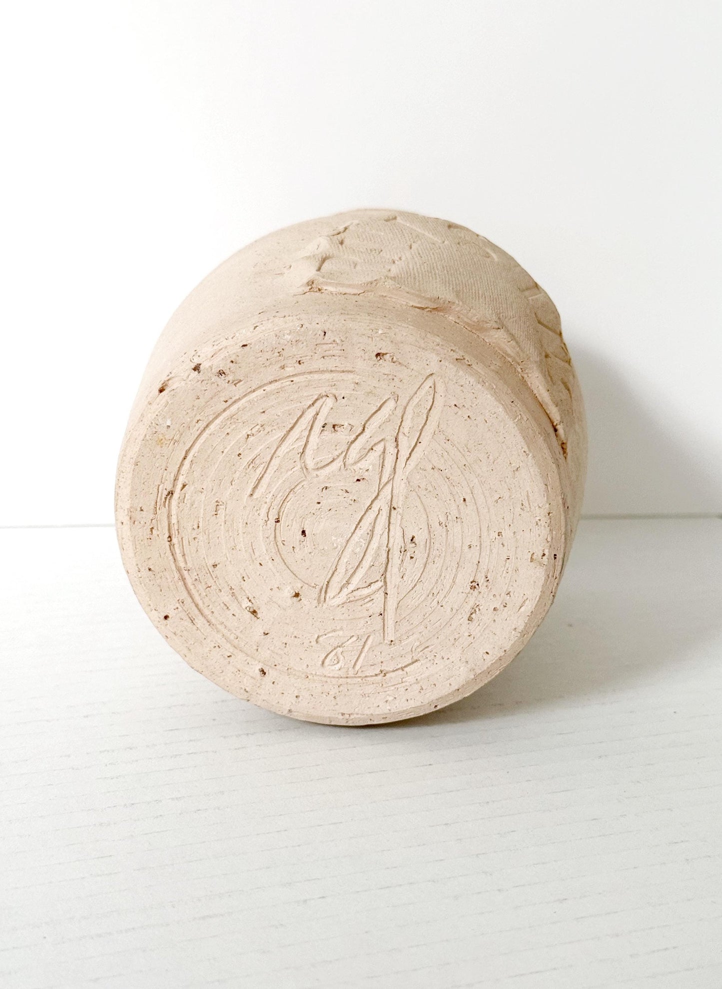 Handmade Pottery Utensil Crock