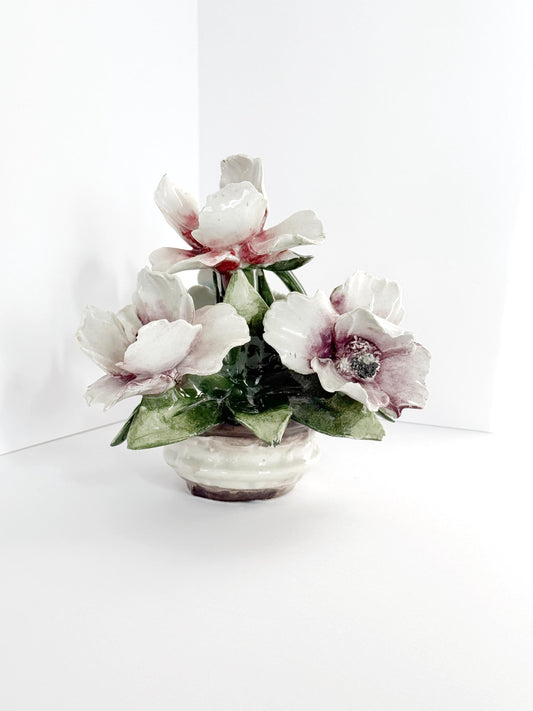 Porcelain Floral Sculpture