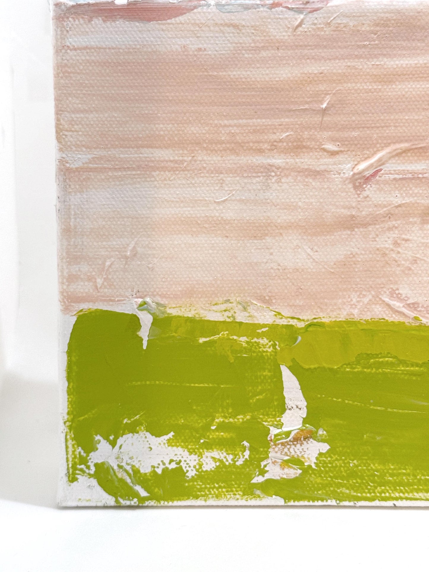 Original Abstract Mixed Media Landscape Painting on Streched Canvas, Abstract Artwork, Small Landscape, Abstract Art