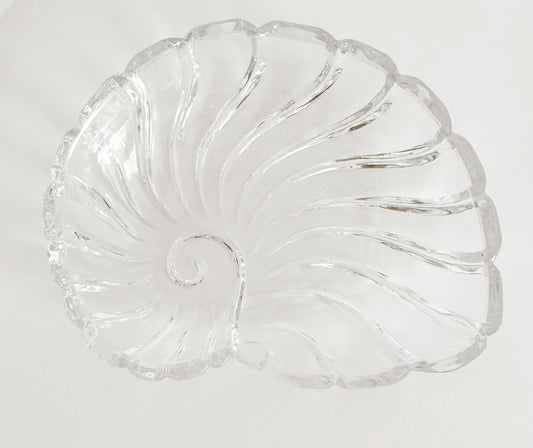 Crystal Seashell Shaped Class Candy Dish