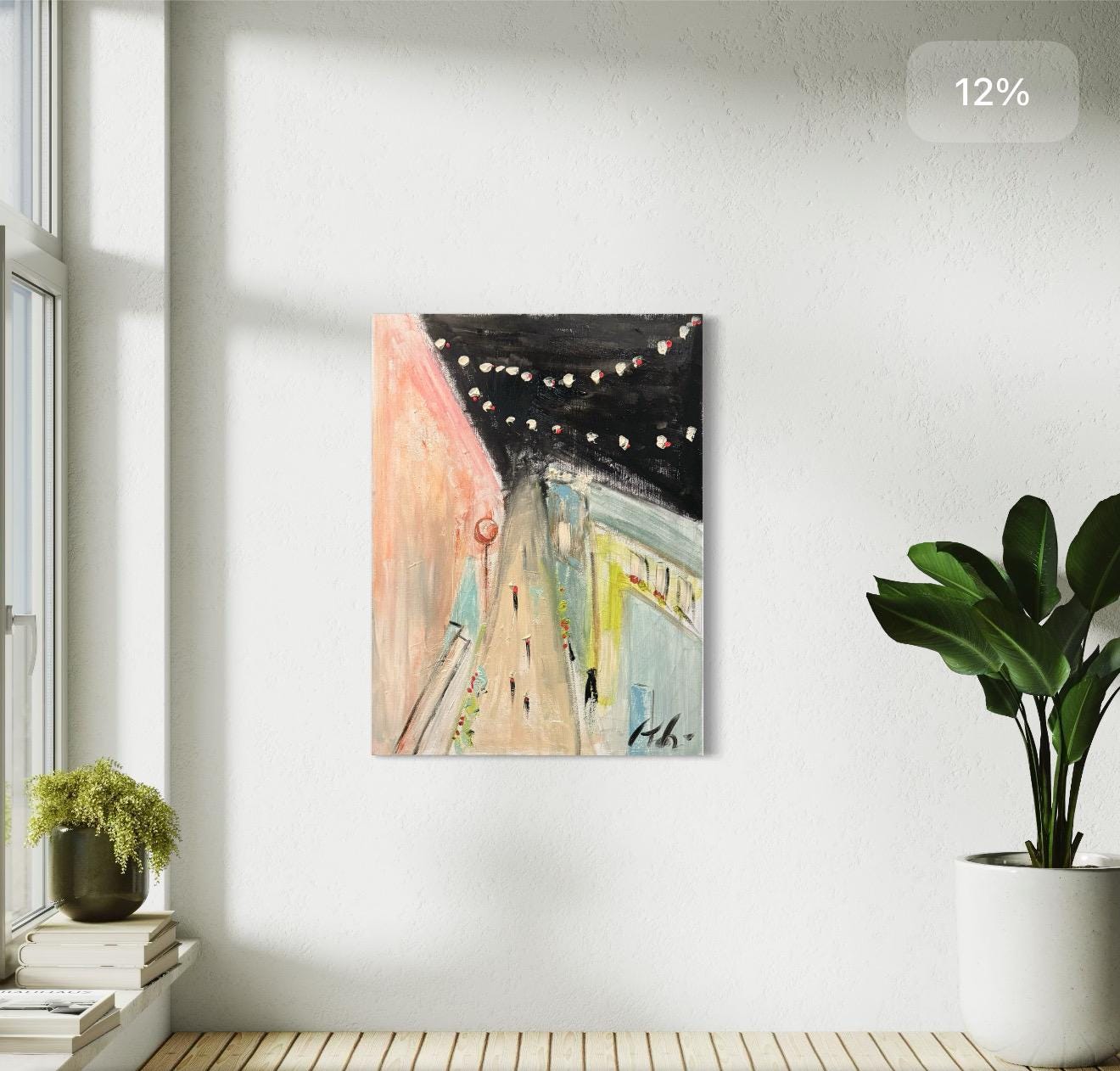 Original Abstract Mixed Media Painting on Canvas, Size 24”x30”, Neutral Artwork, Pastel Artwork, Large Canvas Artwork