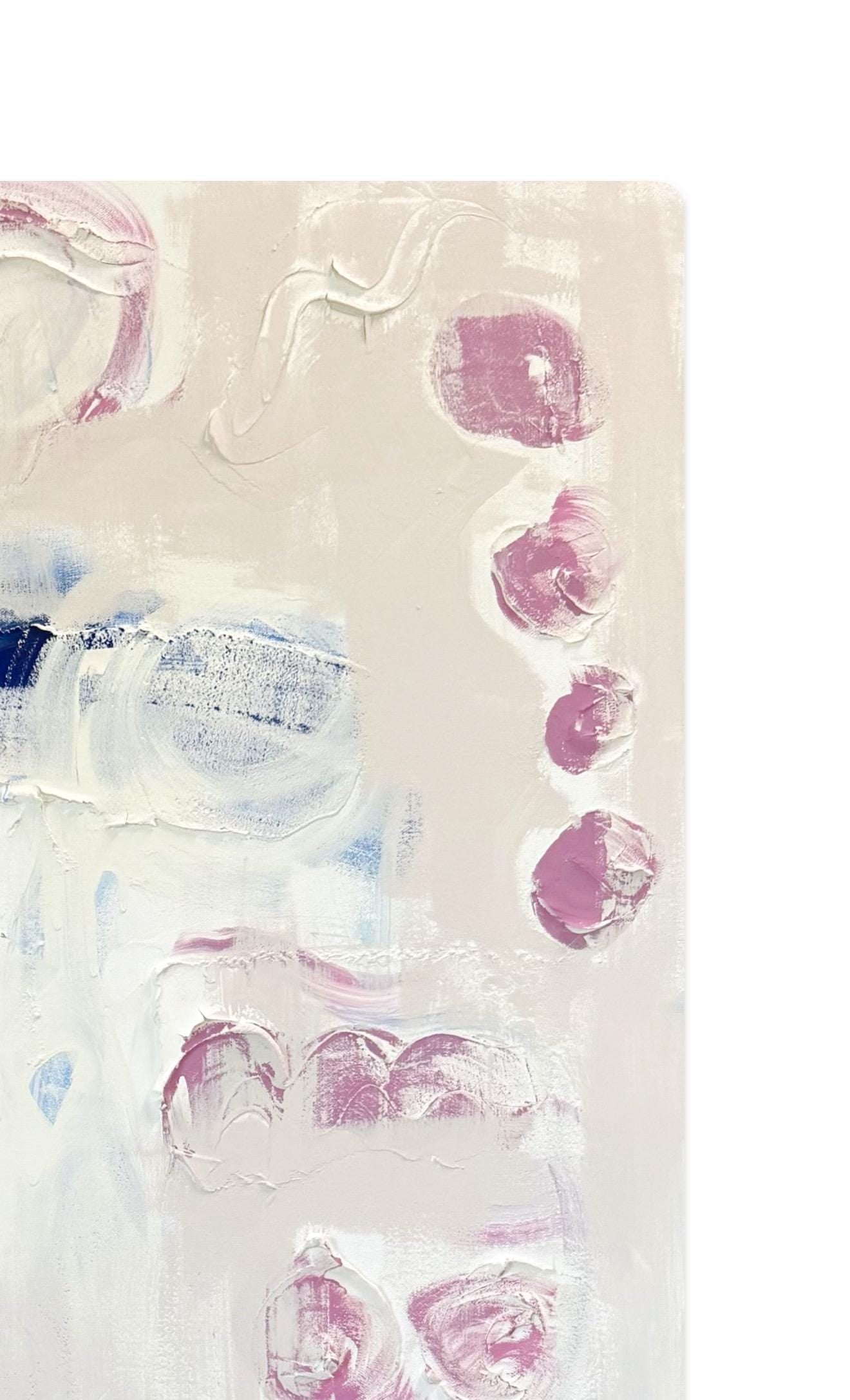 Original Abstract Mixed Media Painting on canvas, Size 36”x36”, White Abstract Painting, Texture Painting on Stretched Canvas