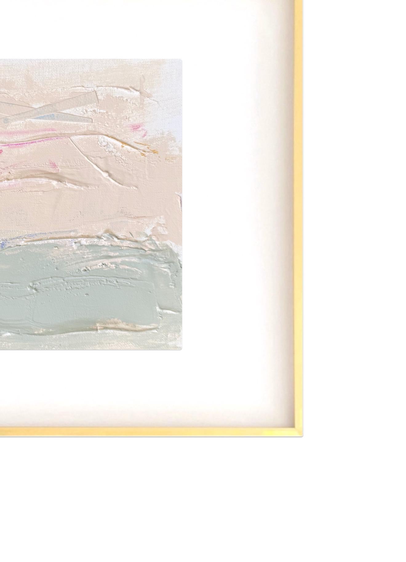 Original Abstract Mixed Media Painting, Set of 2, Abstract Wall Art, 5”x7” (Mat size 11”x14”), Neutral Artwork, Artwork for Interior Design