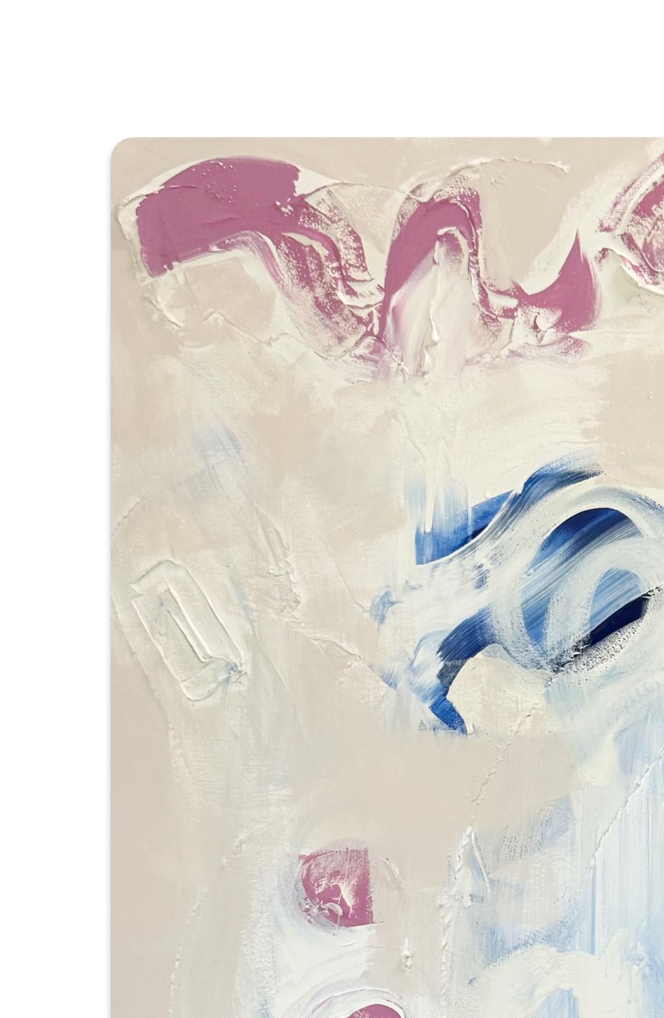 Original Abstract Mixed Media Painting on canvas, Size 36”x36”, White Abstract Painting, Texture Painting on Stretched Canvas