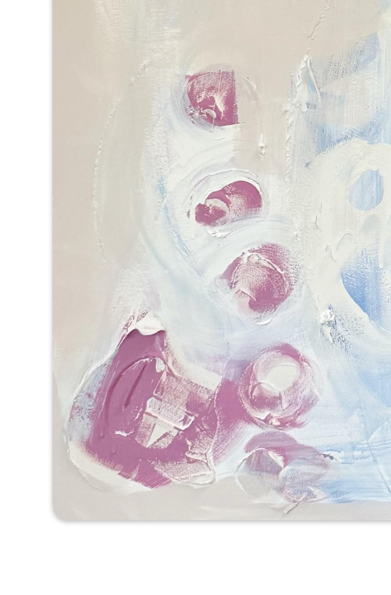 Original Abstract Mixed Media Painting on canvas, Size 36”x36”, White Abstract Painting, Texture Painting on Stretched Canvas