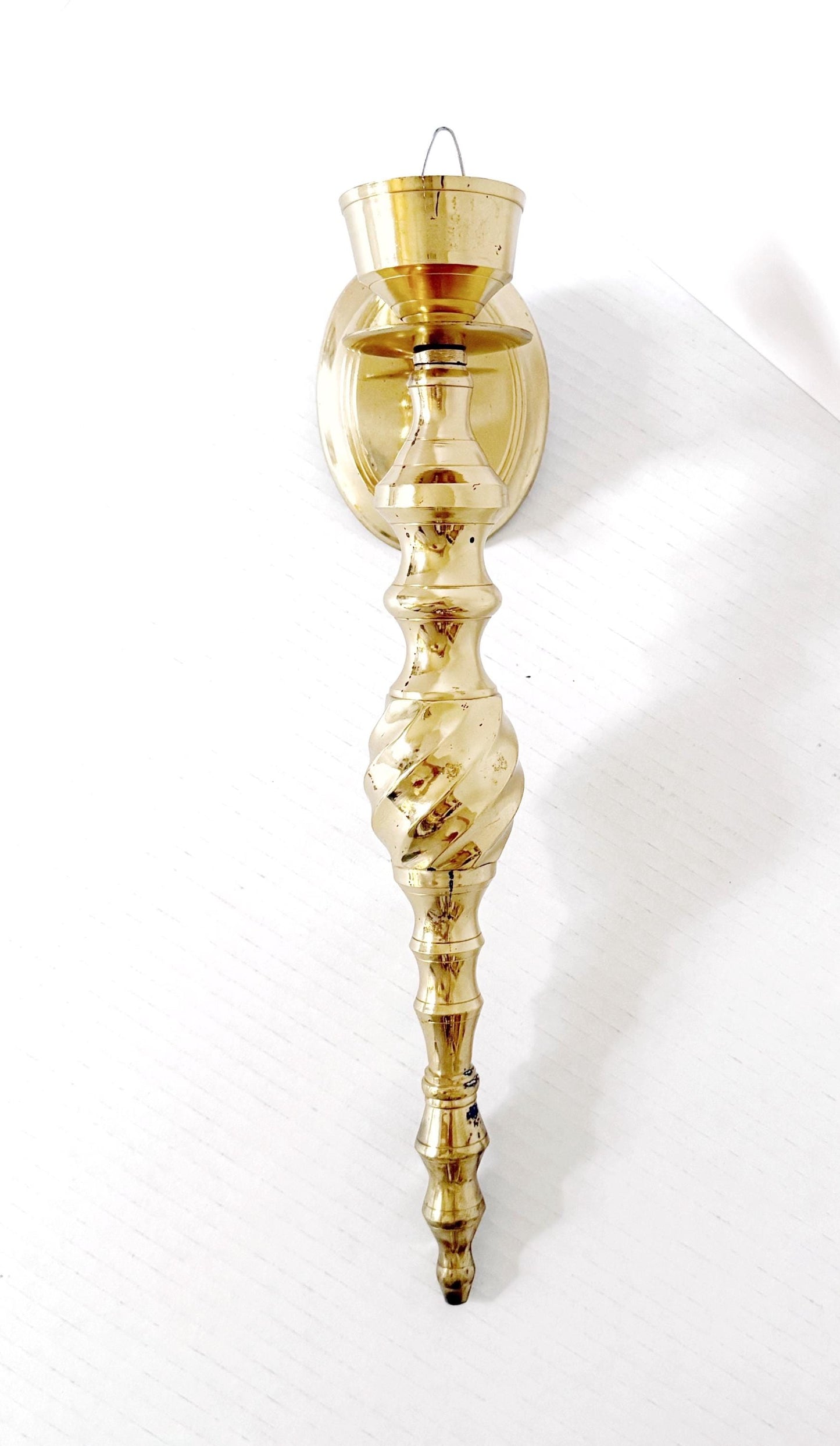 Vintage Brass Sconce Candestick Holder