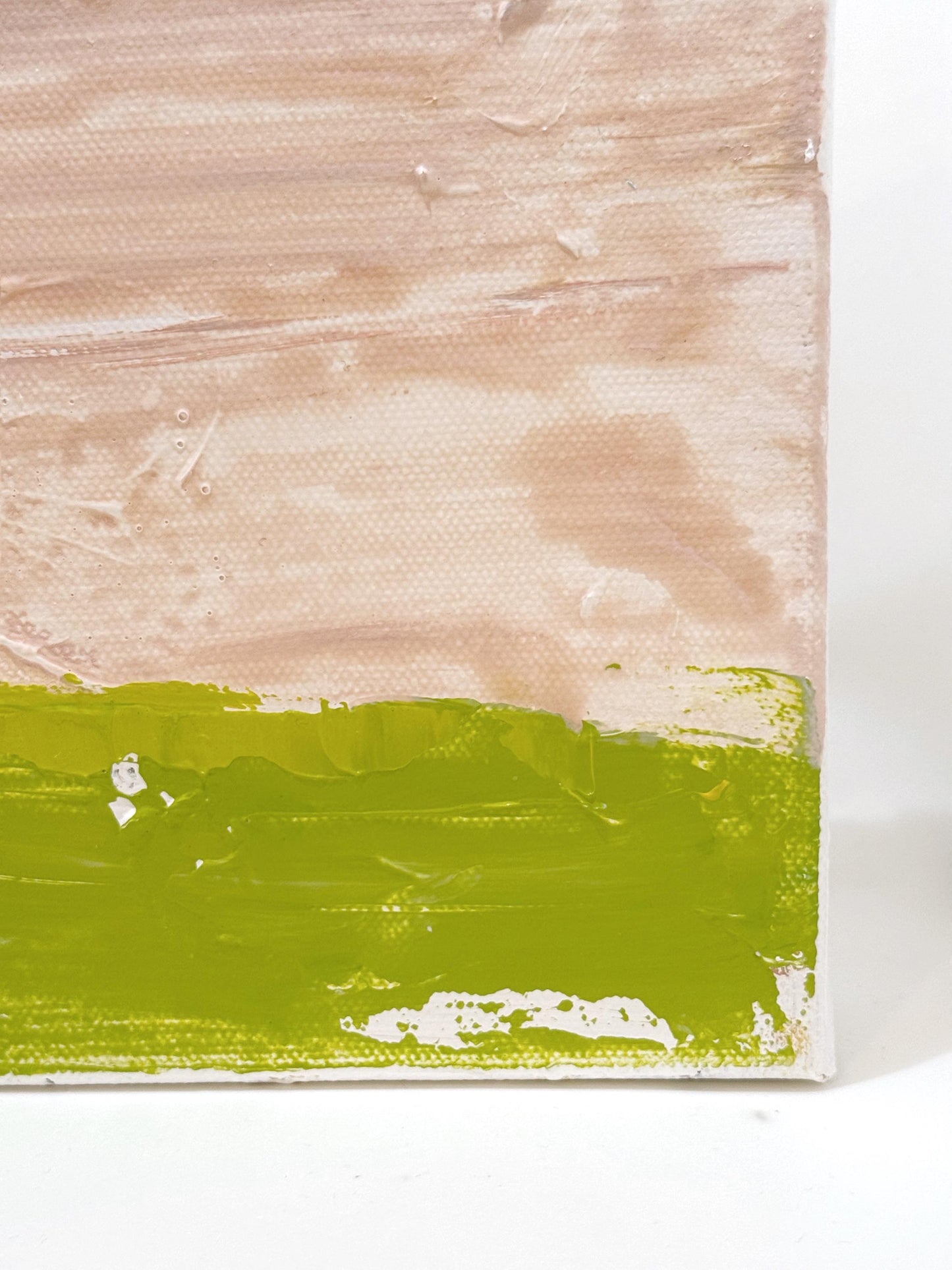 Original Abstract Mixed Media Landscape Painting on Streched Canvas, Abstract Artwork, Small Landscape, Abstract Art