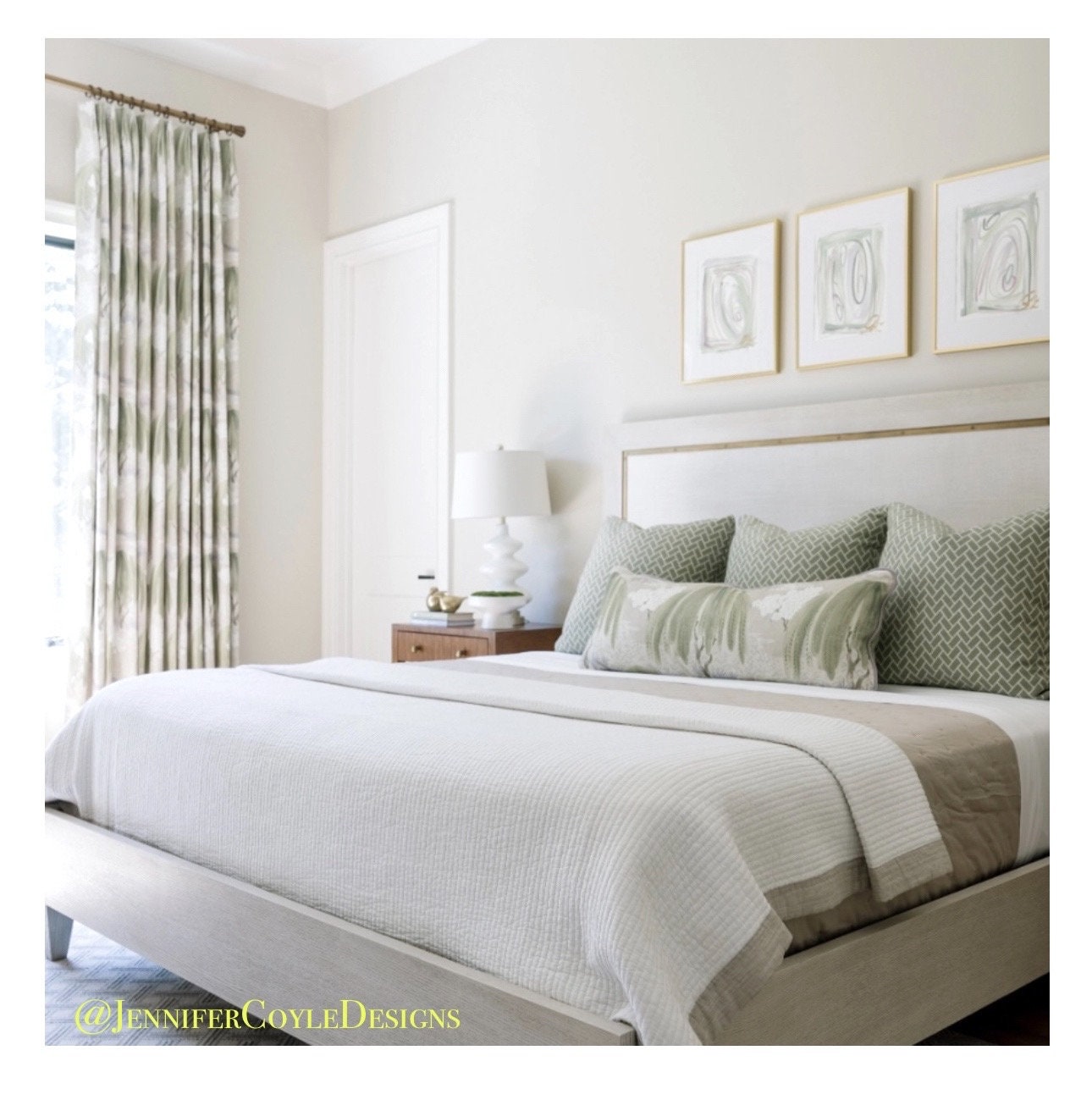 Custom Set of 3 Original Abstract Watercolor Paintings 11”x14” Framed in 16”x20” Gold Metal Frames, Gallery Wall, Original Artwork