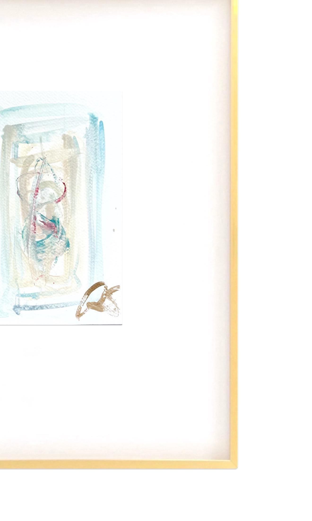 Original Abstract Artwork, Set of 6, Mixed Media, 5" x 7", Original Artwork, Pink Art, Blue Art, Neutral Artwork, Pastel Wall Decor