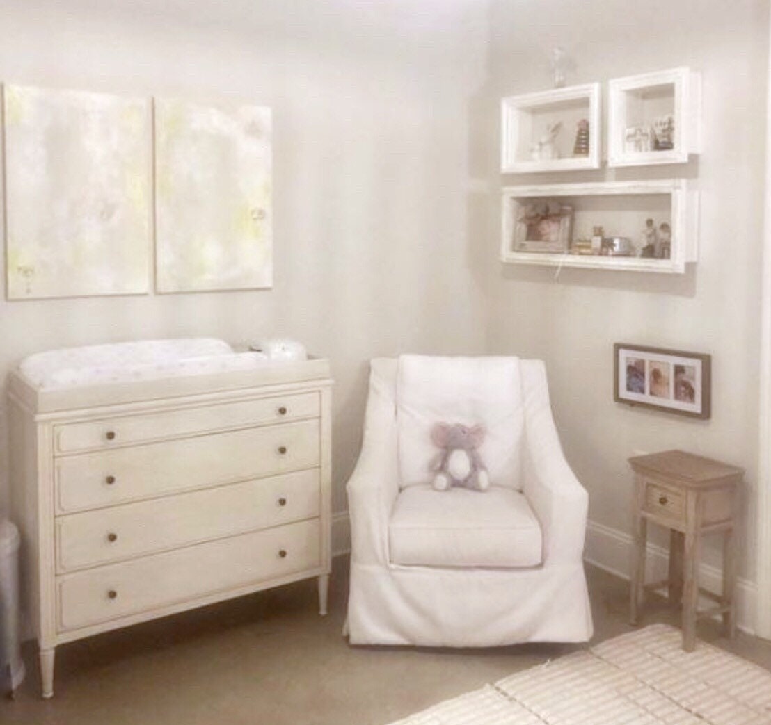 Custom Large Canvas Artwork, Mixed Media Painting, Original Painting, Custom Color Options, Set of 2 (24" x 36") Interior Designer Art