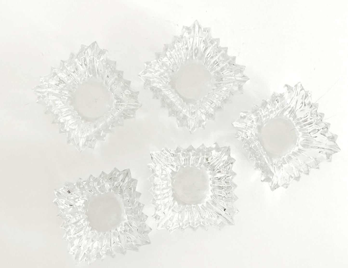 Set of 5 Mini Crystal Bowls